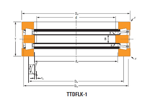 Bearing Thrust race single T660fa