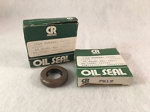 Lot of 2 SKF Chicago Rawhide 7512 Oil Seals 1-3/8"OD, 3/4"ID, 1/4"W