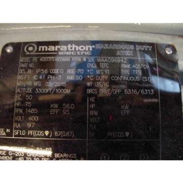 New Rexroth Hydraulic Pump AA4VSO125DR/VDK75U99E Marathon 100 HP Axial Piston