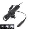 2500LM XM-L T6 LED Tactical Flashlight with Picatinny Rail Mount Pressure Switch #1 small image