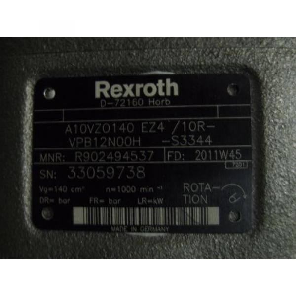 Rexroth &amp; Parker Hydraulic Pump A10VZ0140 EZ4/10R-VPB12N00H-S3344 #4 image