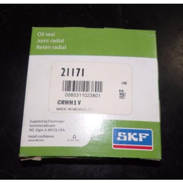 SKF Fluoro Rubber Oil Seal, QTY 1, 2.125&#034; x 3&#034; x .4375&#034;, 21171 |3024eJO1 #4 image