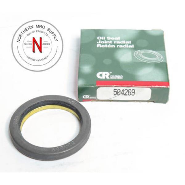 SKF / CHICAGO RAWHIDE CR 504269 OIL SEAL, 1.625&#034; x 2.125&#034; x .28125&#034; #1 image
